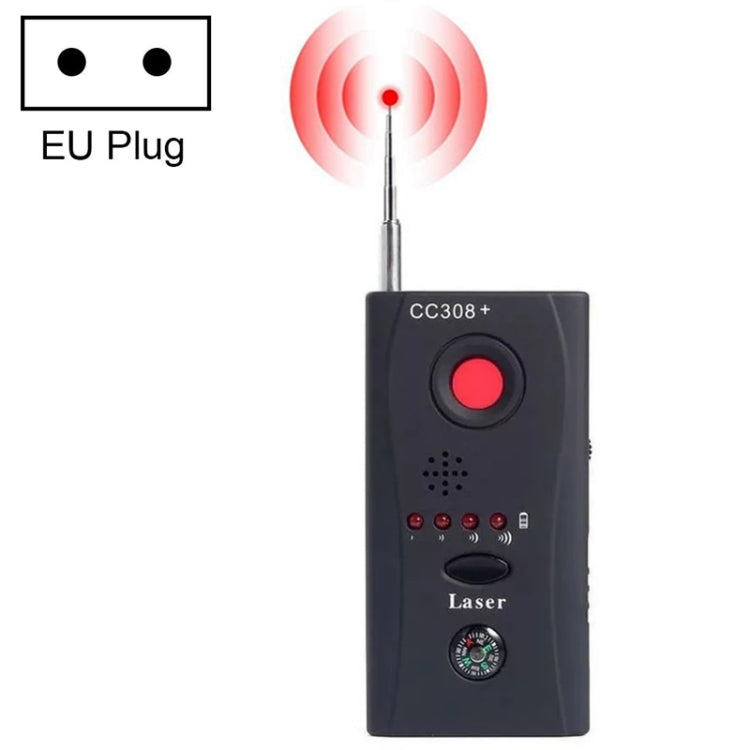 CC308+ Multi Wireless Camera Lens Detector Radio Wave Signal Detect Full-range RF GSM Device Finder CC308+ Multi Wireless Camera Lens Detector Radio Wave Signal Detect Full-range RF GSM Device Finder